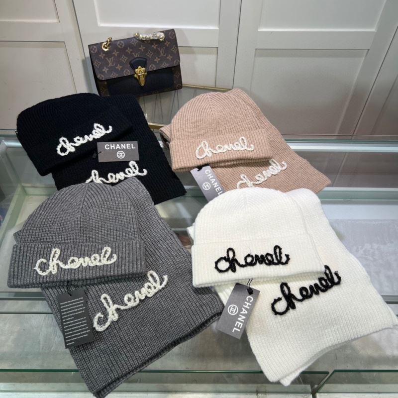 Chanel Caps Scarfs